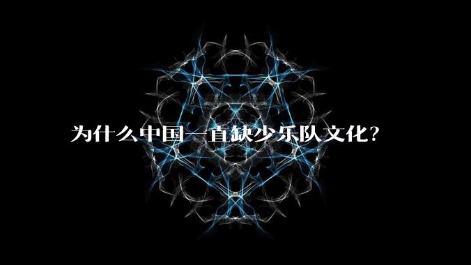 为什么中国一直缺少乐队文化？