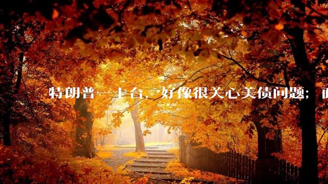 特朗普一上台，好像很关心美债问题；而拜登在位4年，好像不太关心美债。此二人，对美债的态度为何会有差异？